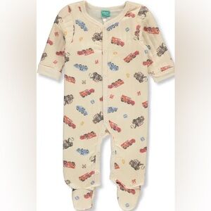 Disney Baby Cars Boys Quilted Onesie 6 - 9 Month Bodysuit Footy Cute Outfit